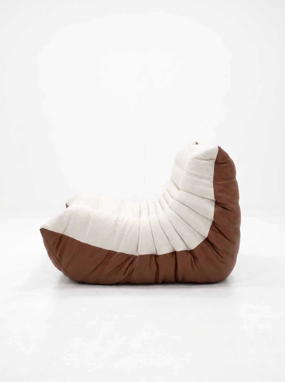 Leather & Linen Relax Armchair
