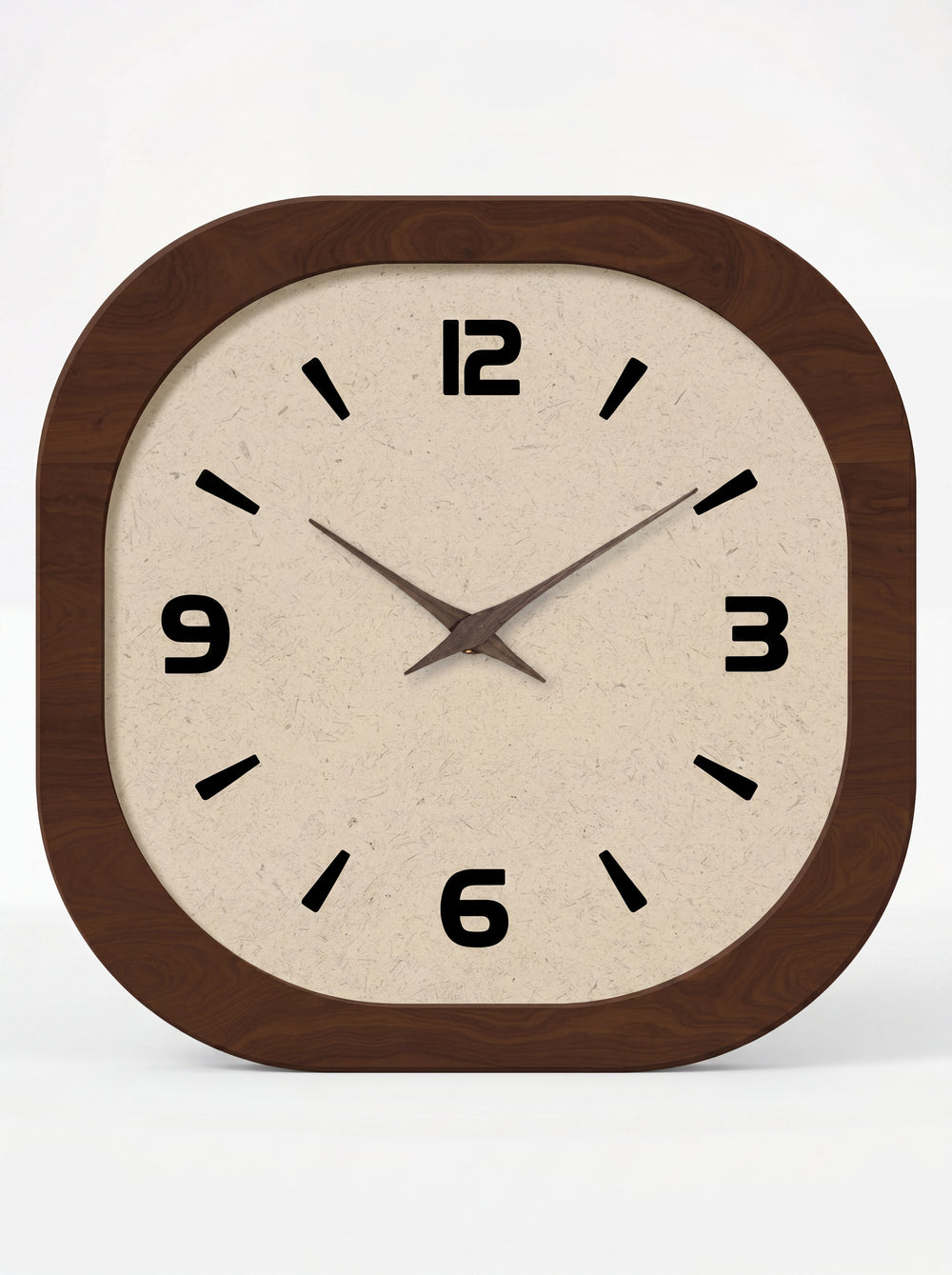 Horloge murale effet bois minimaliste silencieuse – Noma