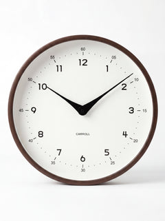 Round Wood-Effect Wall Clock Arlo