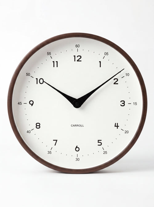 Round Wood-Effect Wall Clock Arlo
